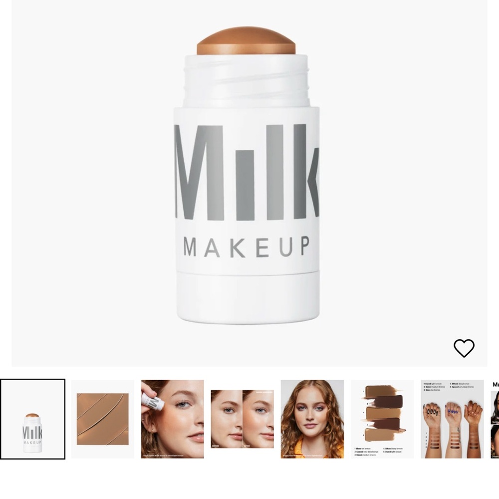 Milk Makeup Tan Bronzer Stick for Effortless Contouring